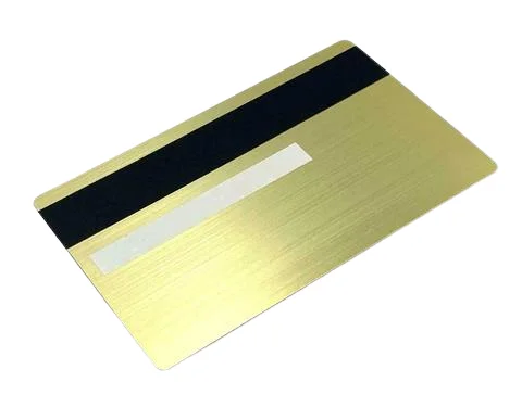 Custom Laser Blank Stainless Steel Metal Credit Card Bank ATM VISA Card Wiht 4442 chip Slot