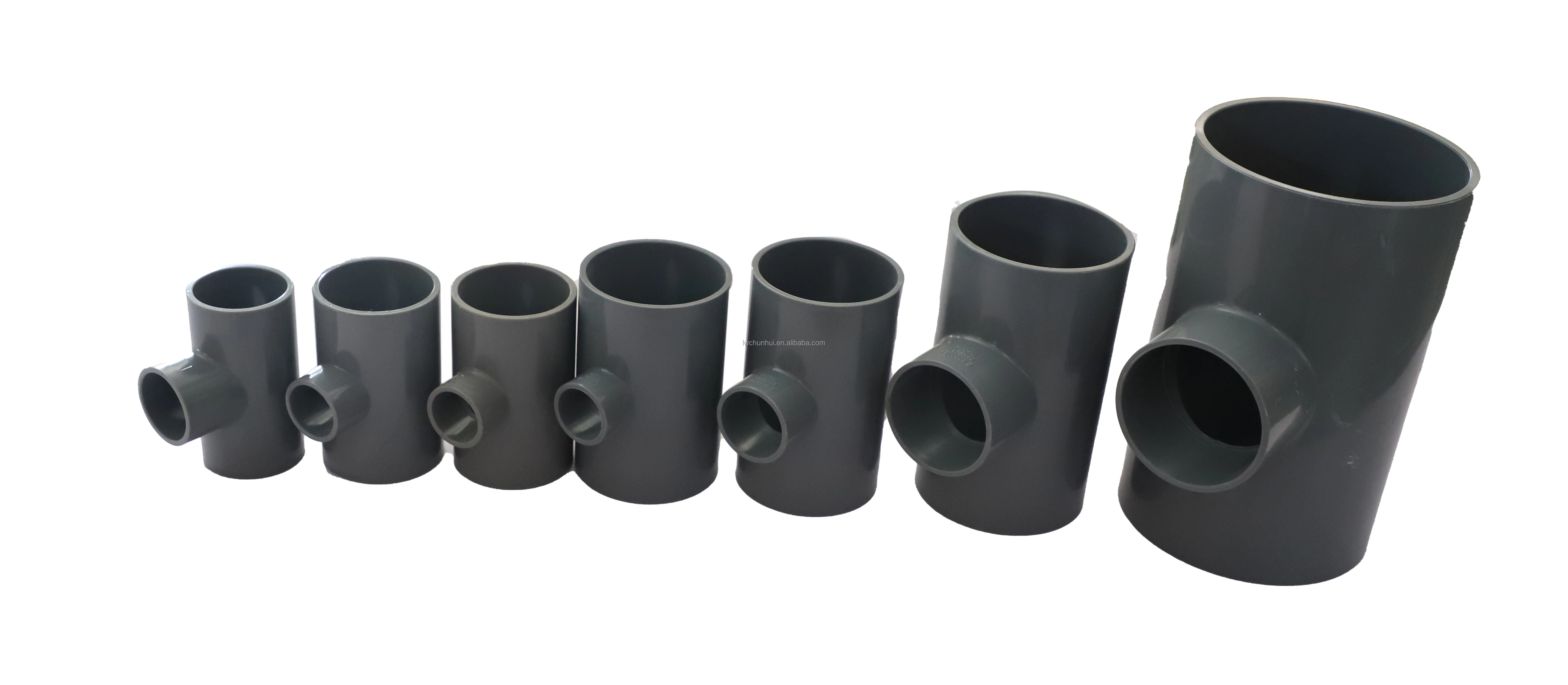 Factory wholesale PVC pipe fittings drip irrigation system Smooth Surface 1/2'-4' PVC plastic Pressure Water Pipe