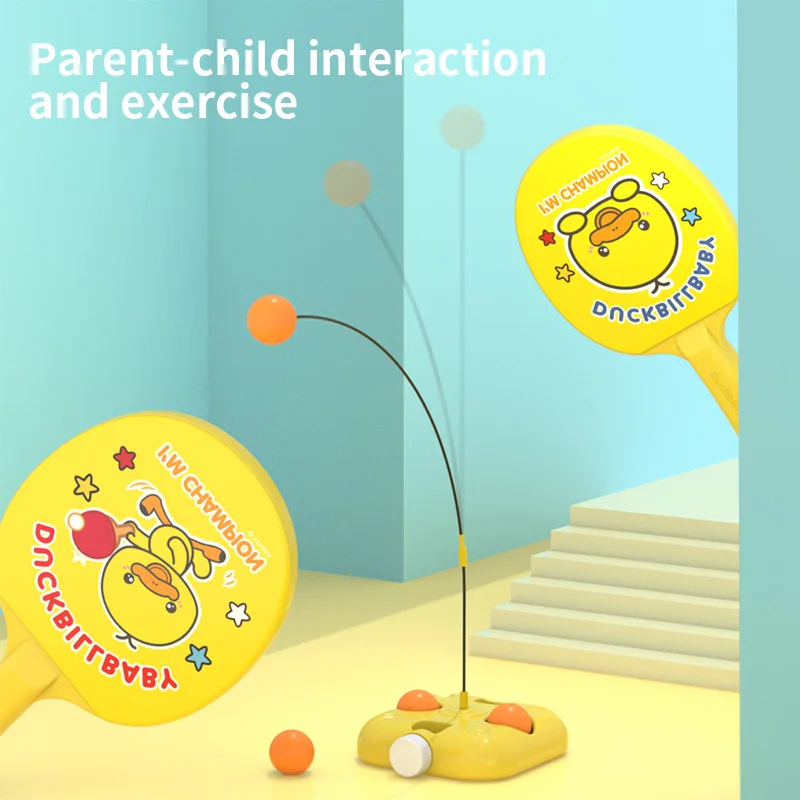 Duckbill Baby New Indoor & Outdoor Sport Toy Kids Exercise Toys Training Sports Plastic Cheap Table Tennis Sport Toys