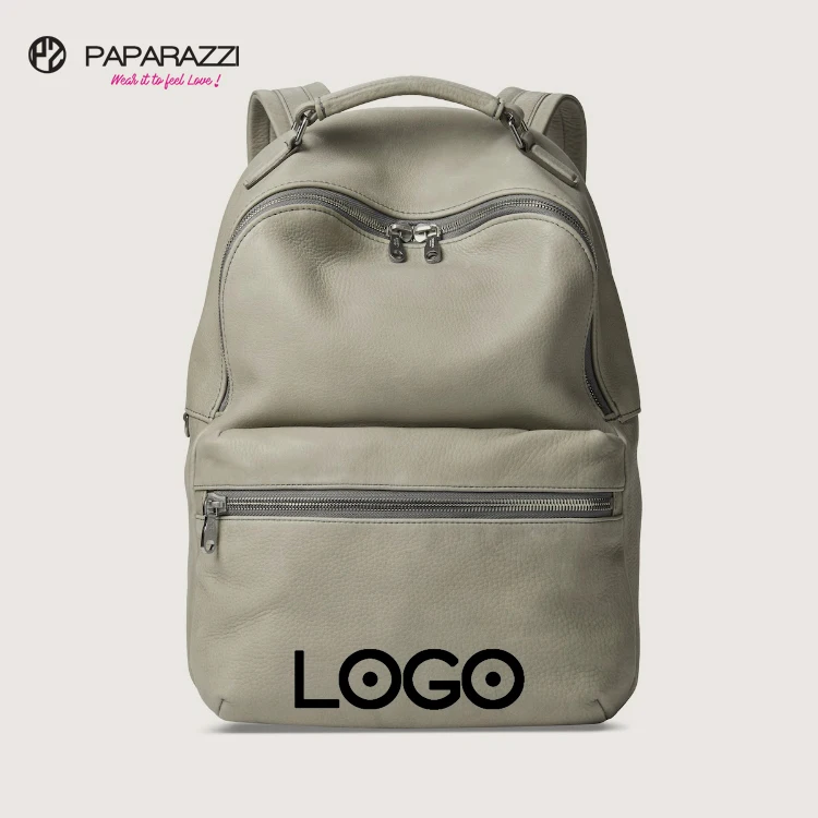 Модный рюкзак Paparazzi PA0476 из мягкой искусственной кожи с узором Личи мужской для ноутбука