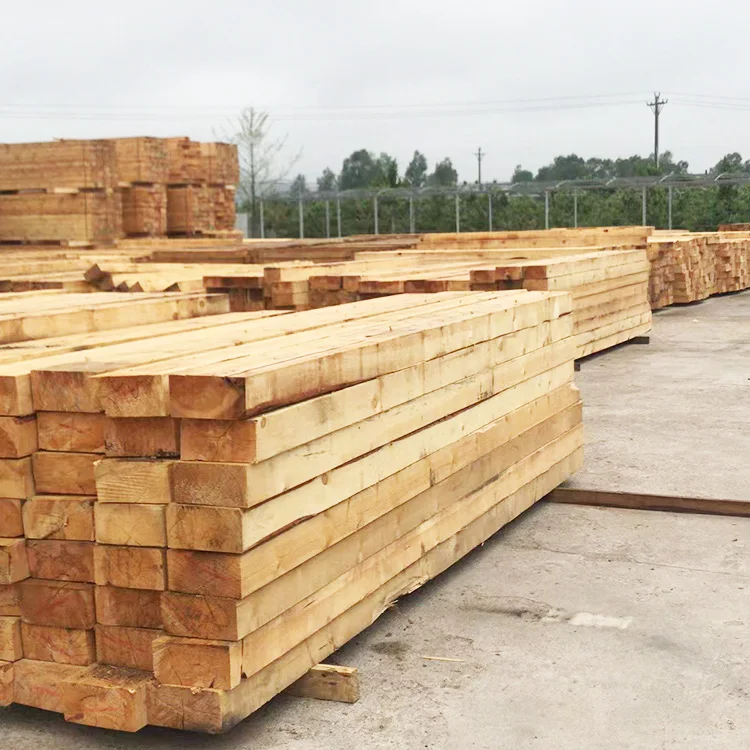 Railroad Sleepers Transport Railway Wooden Sleeper For Railway Parts And Accessories Factory Price