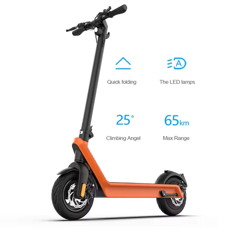New design X9 Scooter Electric 1000w Electric Kick Scooters Powerful Adult 2 Wheels 10 Inch Fat Tire Off Road Electric Scooter