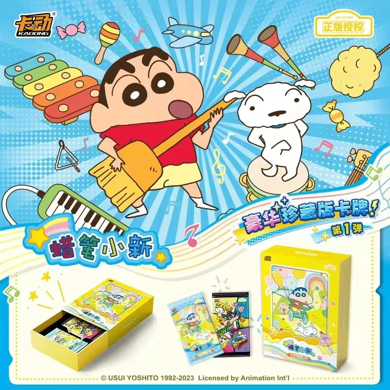 Wholesale Crayon Shin chan Cards Anime Collection Board Games Toys Halloween Birthday Gifts small card boxes the gift card