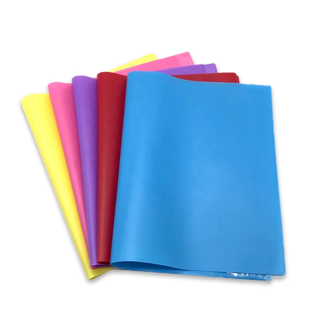 
B6 A6 A5 A4 Soft colorful PVC plastic book cover 