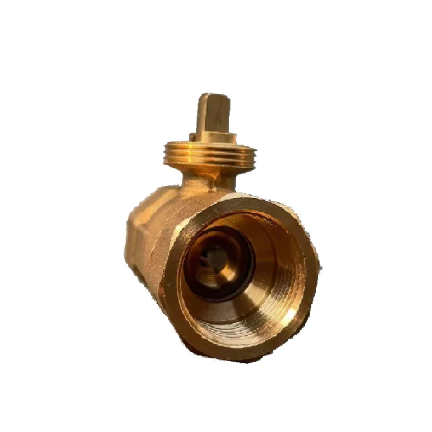 Двухпроводной латунный нормально закрытый шаровой кран с