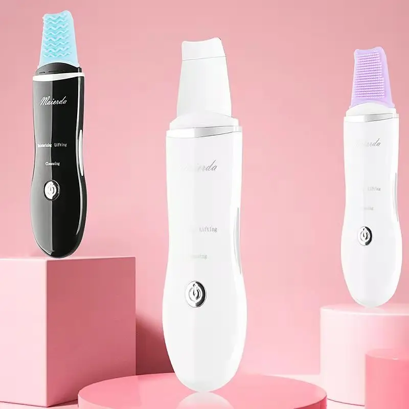  Ultrasonic skin scrubber face cleaning peeling care