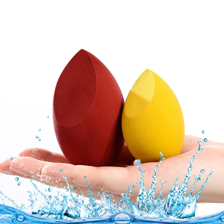 Make up Hot Selling Heart Makeup Sponge Beauty Egg 2pcs Gift Set with Box Cosmetic Tool Valentine Holiday