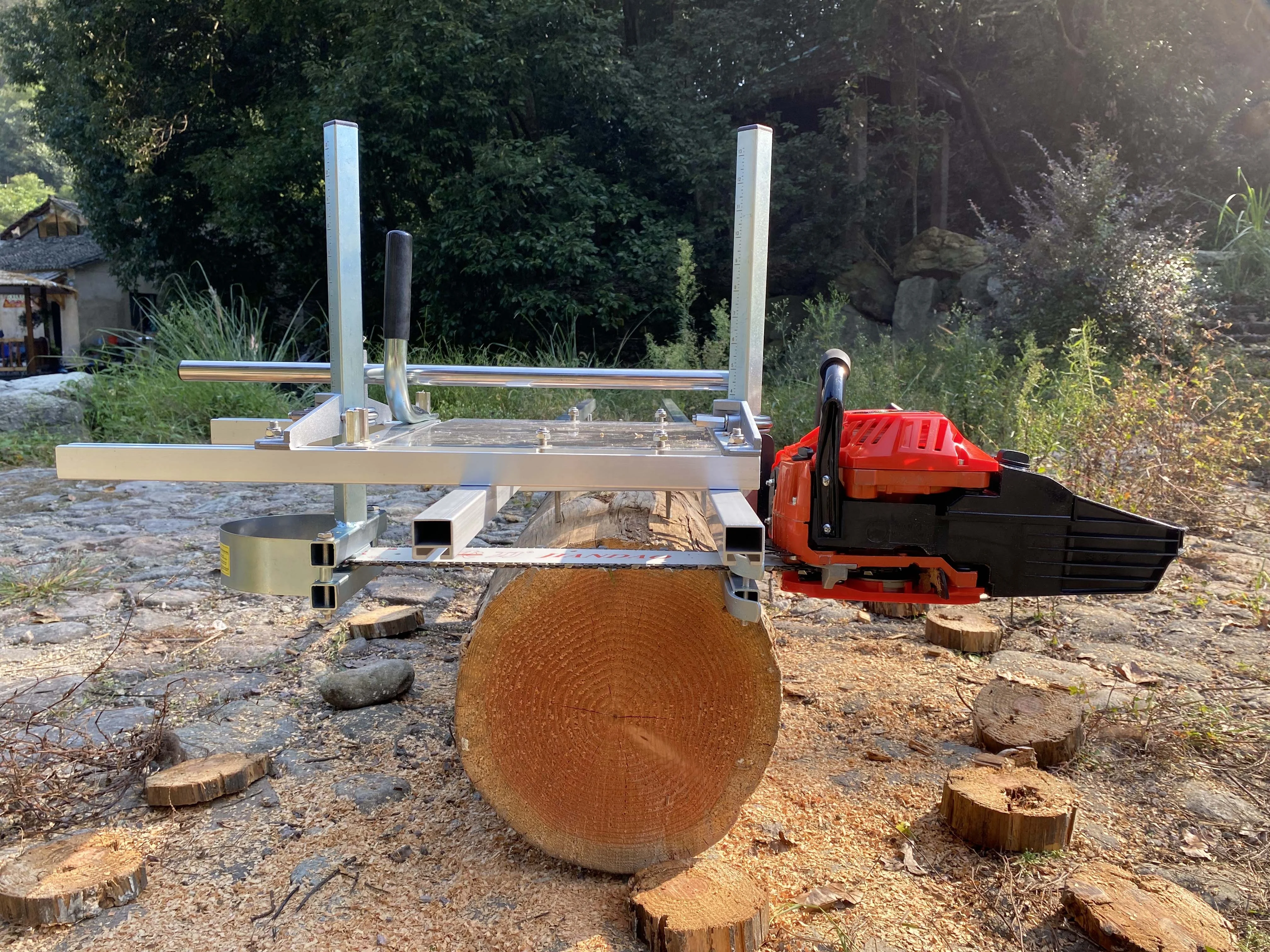 Качественная легкая планка для изготовления цепной пилы фрезерная насадка портативная Лесопилка