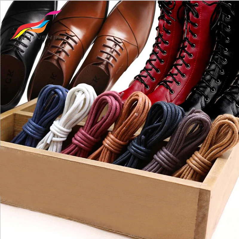 Eco-Friendly 3mm Round Premium Cotton Rope Waxing Dress Shoelace