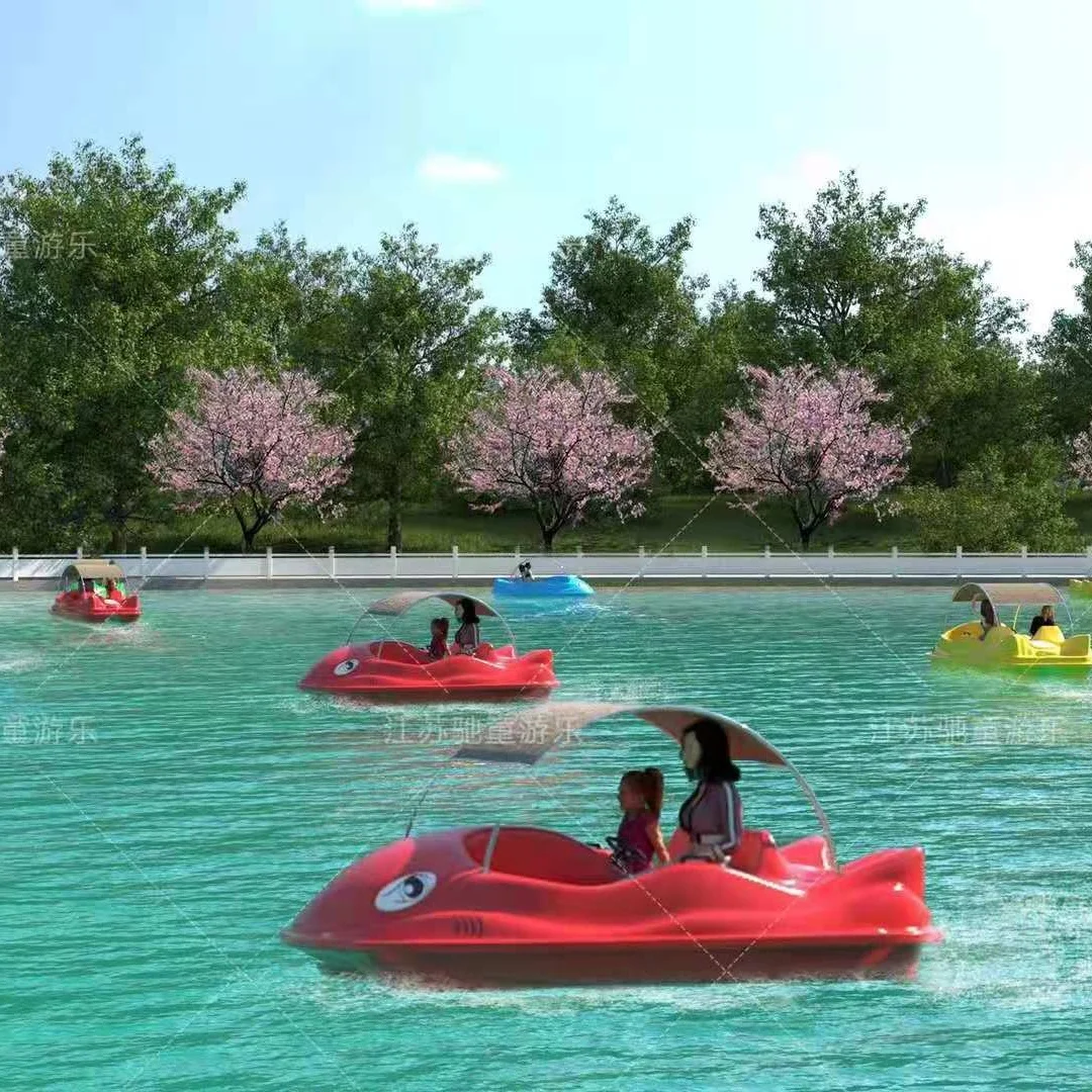 Hot Sale Sea Beach Fitness Games 2 Person Pedal Boat Polyethylene Water Bike