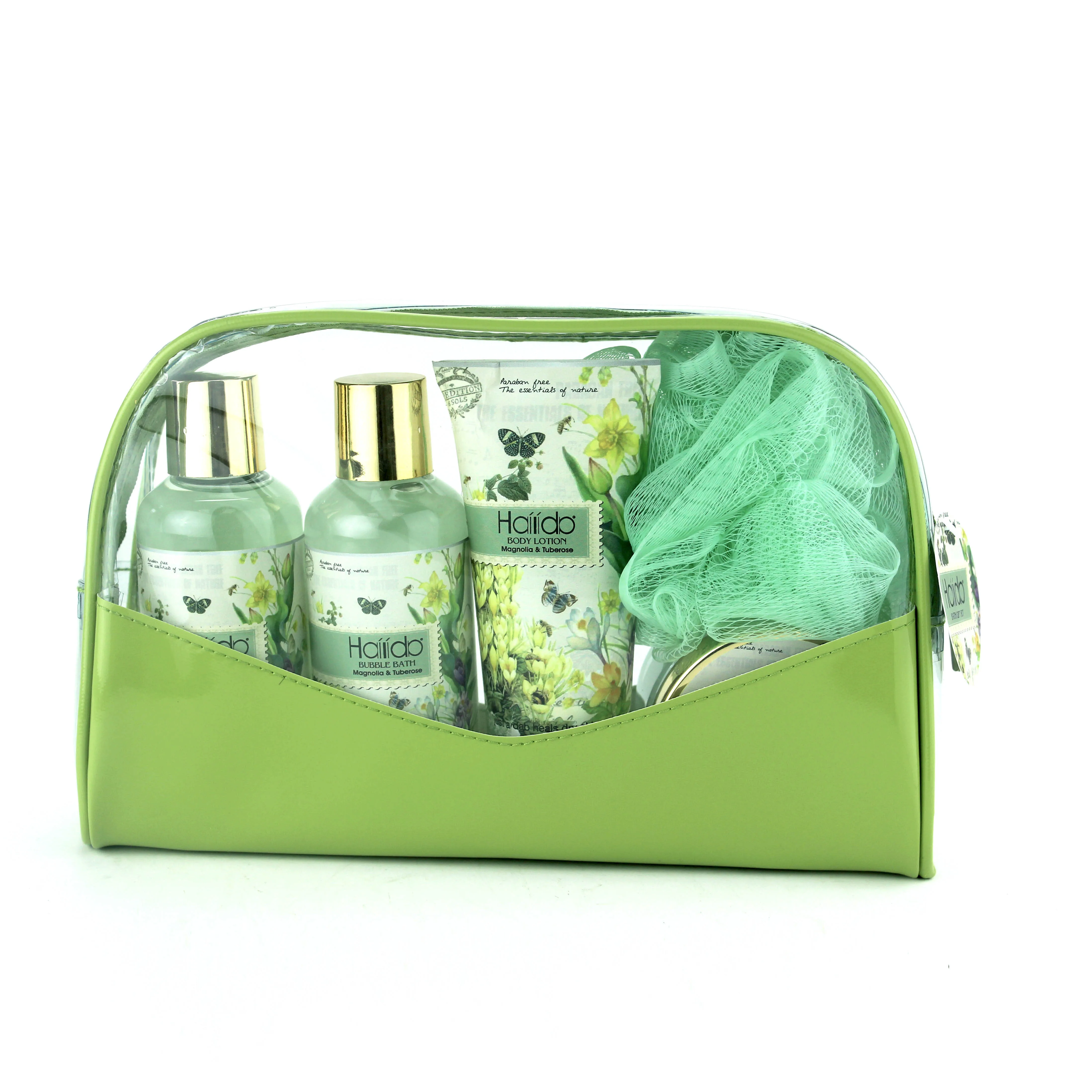 OEM wholesale China supplier personal care shower gel and body lotion bath gift set for adult