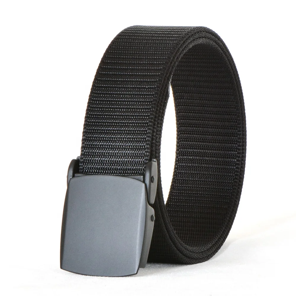 
high quality Nylon Military Tactical Men Belt Webbing Canvas Outdoor Web Belt with Zinc alloy Buckle 