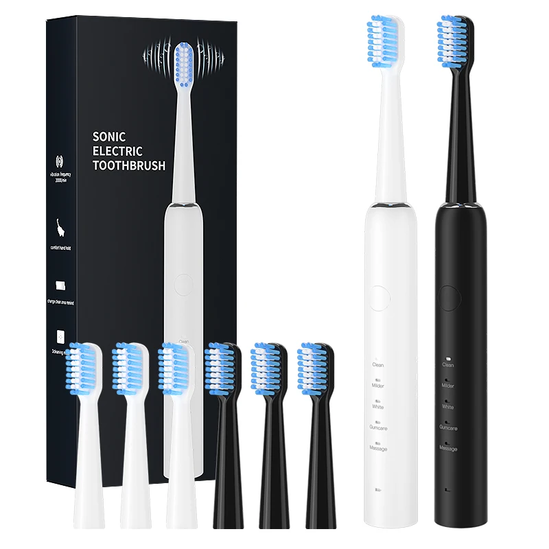 2024 Luxury Sonic Wireless Rechargeable Electric Toothbrush For Adults