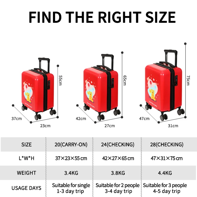 Classic 16 inch Small Hard Kids Trolley Maletas Luggage Cutie Suitcase case Valise Kids Carry On Luggage For Airport Children