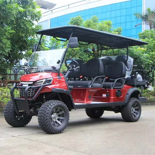 Hot Sale Ce Certificate Street Legal Ac Motor Off Road Electric 6 Seater Golf Carts