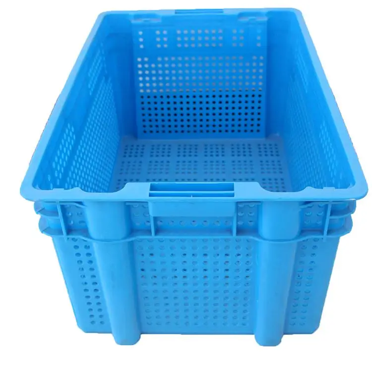 High Quality Closed stackable Plastic logistics box foldable vegetable  plastic crate for fruit and vegetables