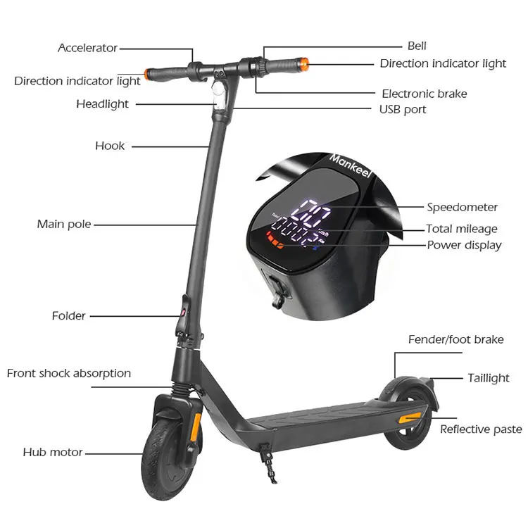 Steed US/EU/UK Warehouse in Stock Similar Xiao Mi Version Electric Scooter Adult Bulk Dropshipping on Off Road