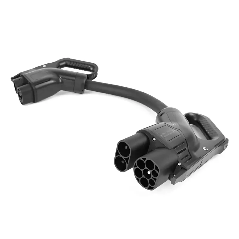 Adapter ccs2 to ccs1 dc fast ev charger 150a ccs2 to ccs1 EV connector for electric car