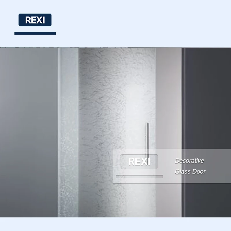 8mm 10mm 12mm Ceramic Fritted acid etched Tempered Toughened Decorative Glass Door