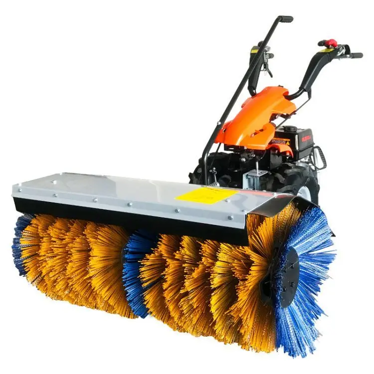 multifunctional sidewalk  mini snow sweeper tractor snow blower machines