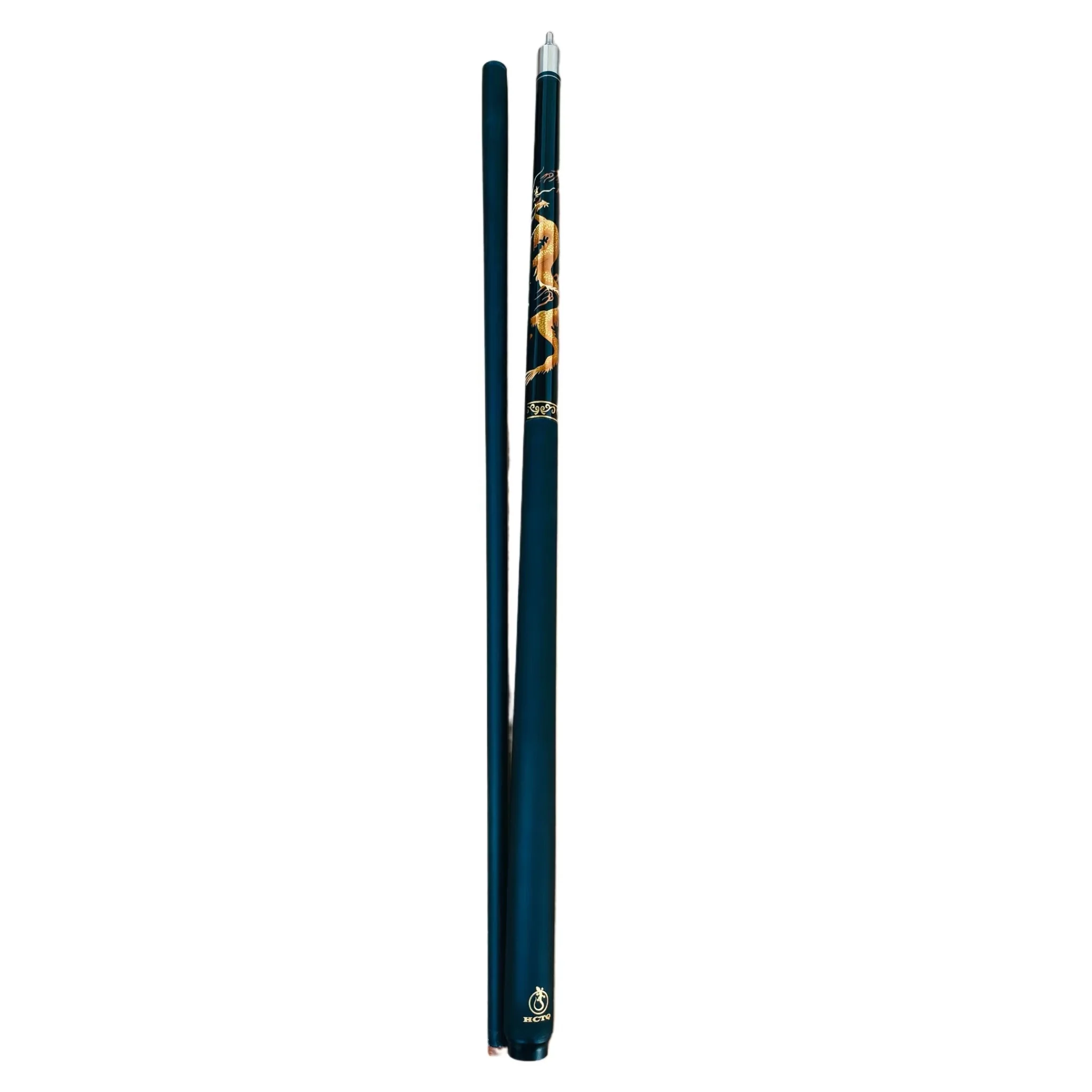 1/2 split golden dragon carbon fiber  pool cue with 11.5/13mm skin head