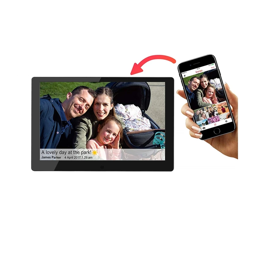  16 Гб памяти сенсорный экран 10 дюймов wifi облако android цифровая фоторамка с облачным хранилищем свободное обмен