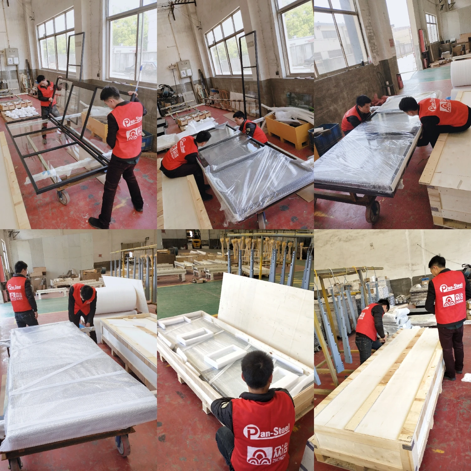 Big Picture Panoramic steel Frame Double Glazed Low-E Glass Customized Floor To Glass Fixed Windows