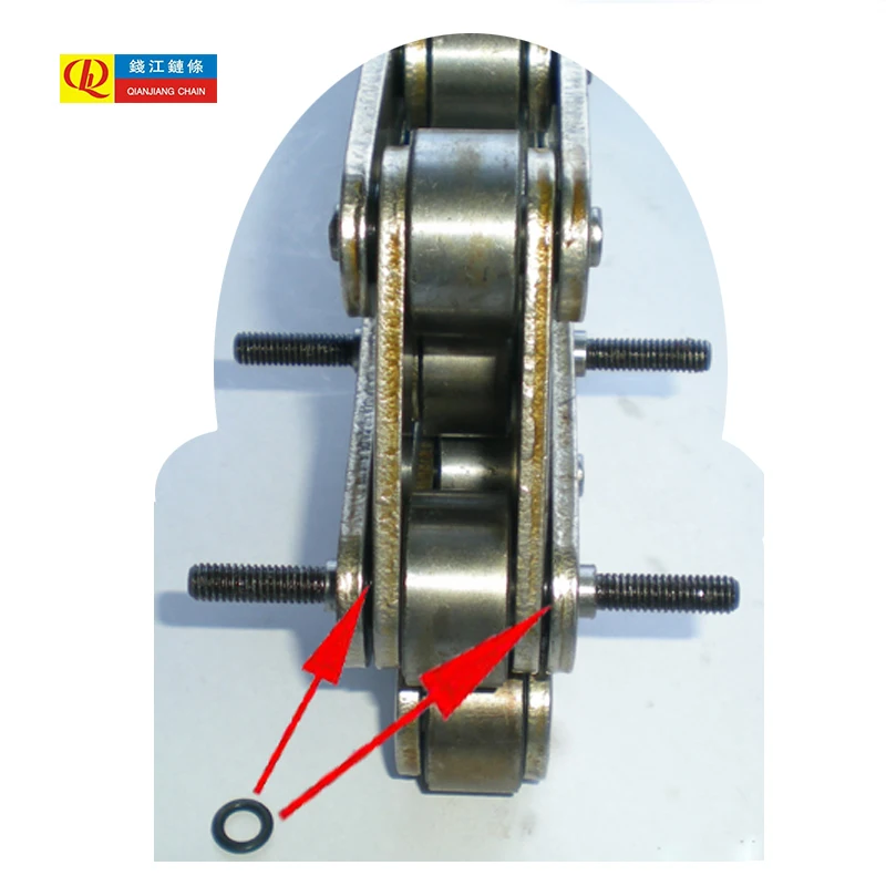 Double Pitch Conveyor Chain with Extended Pins