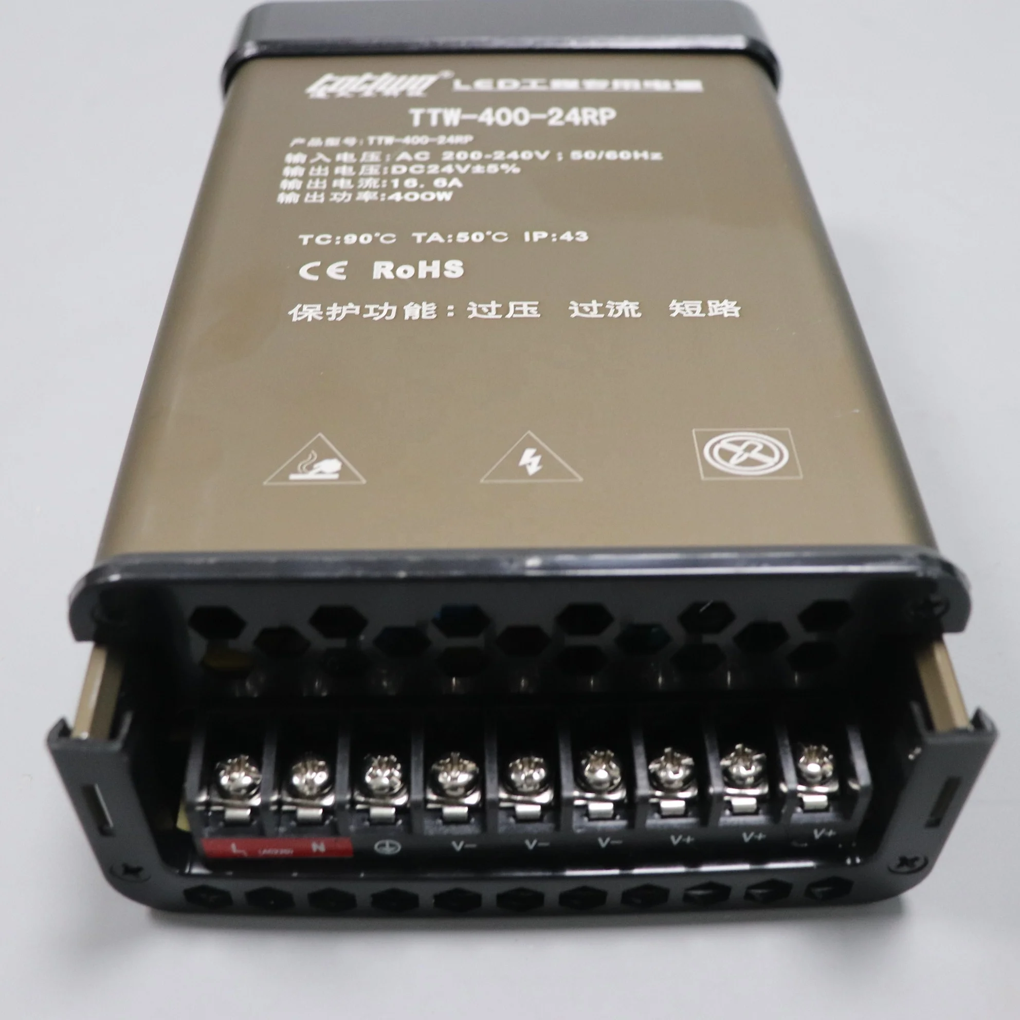 Hot Sale 5V 400W AC DC Rainproof Switching Power Supply for LED Strips Programmable  for LED Pixel Light 400W Power Supply