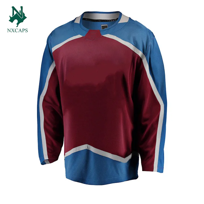 Wholesale Personalized Custom Ice Hockey Jerseys Fashion Print Team Jersey Breathable Team Sports Jersey