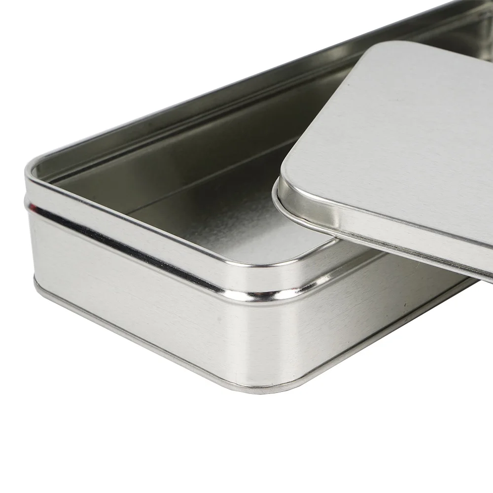 Custom Designer Blank Matte Thin Tin-empty Metal Packaging Tin Belt boxes