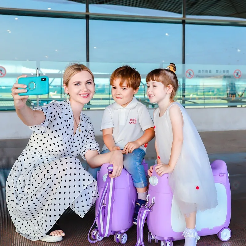 In 2022 the latest design of children luggage is not only cute and small but also easy to carry around