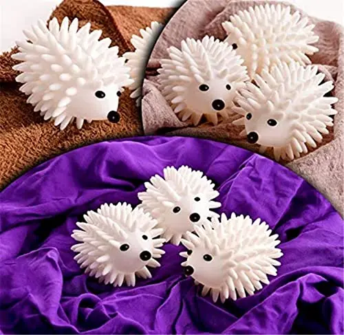 Hedgehog Dryer Balls Reusable Dryer Porcupine Ball for Dryer Machine Anti Static Soft Laundry Washing Balls