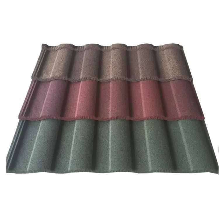 Anti-corrosive Composite Stone Coated Metal Roof Tile Stone Coated Metal Roof