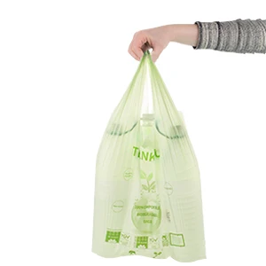 Low price customLogo PLA/PBLA/PE Pet Waste Bin Courier Mailing 100% Semi Clear Biodegradable Bag