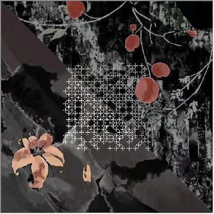 114*114cm Wholesale Matte Satin Printed Square Tudung Bawal Malaysia