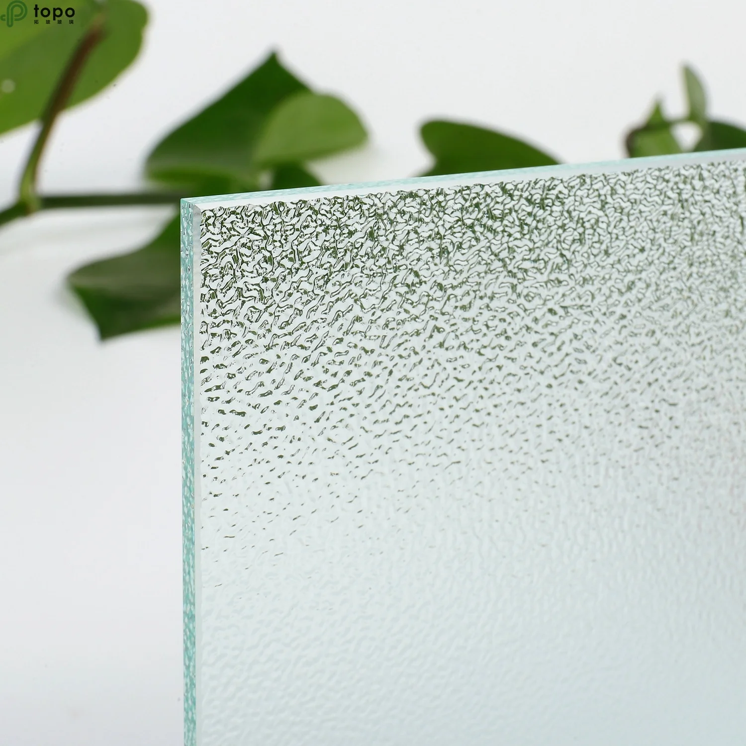 Guangzhou Factory Supply 6mm Clear Nashiji Wired Patterned Glass (CP-TP)