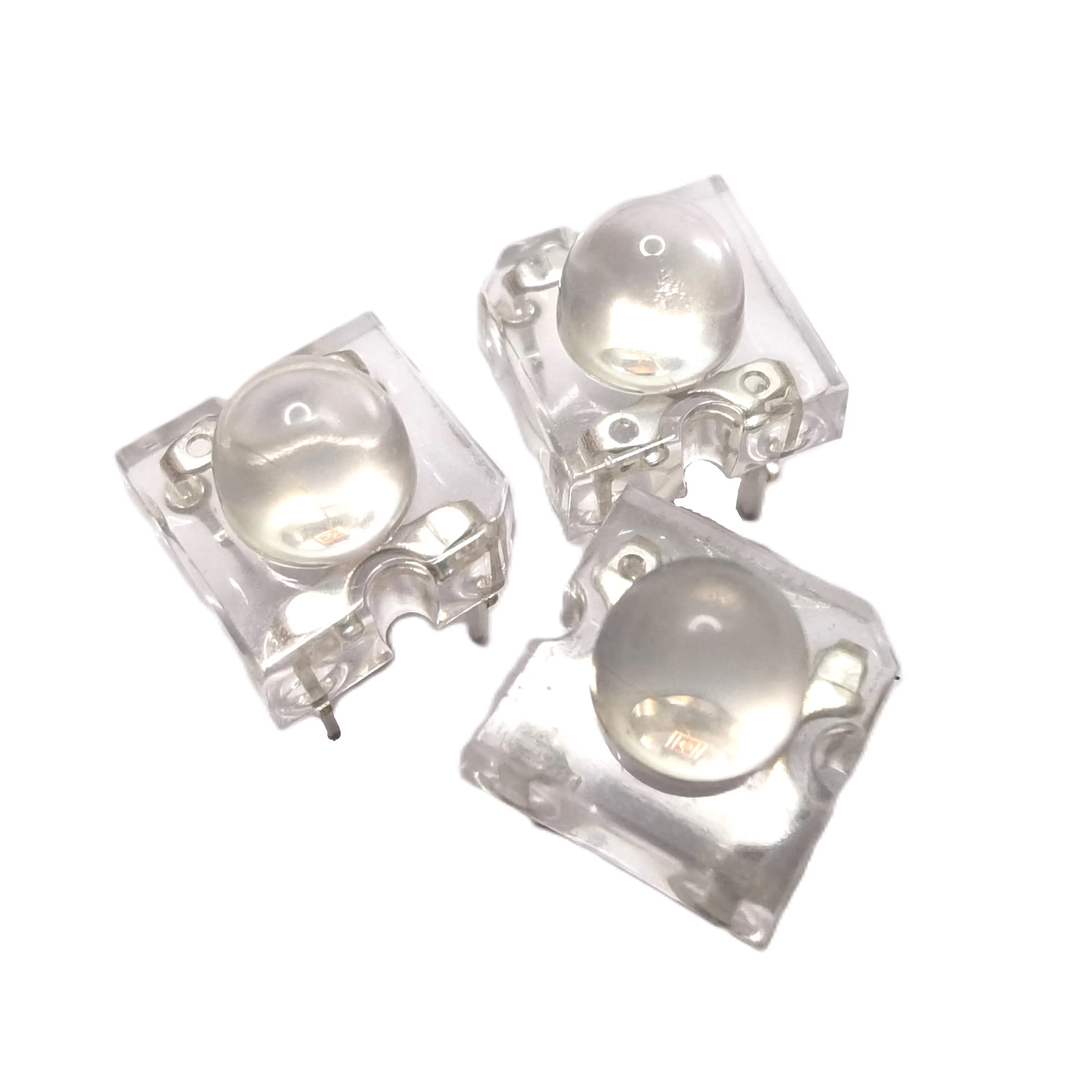 Wholesale 5mm Ultra-flux Yellow/Diffused Yellow LEDs 4-pin Piranha LEDs