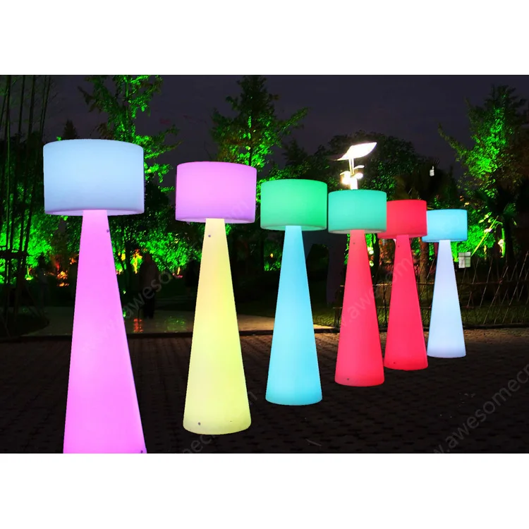 Decoration Lumineuse  Mobilier Lumineux Lampadaire Exterieur Rechargeable Led Rgb Giant Floor Lamp