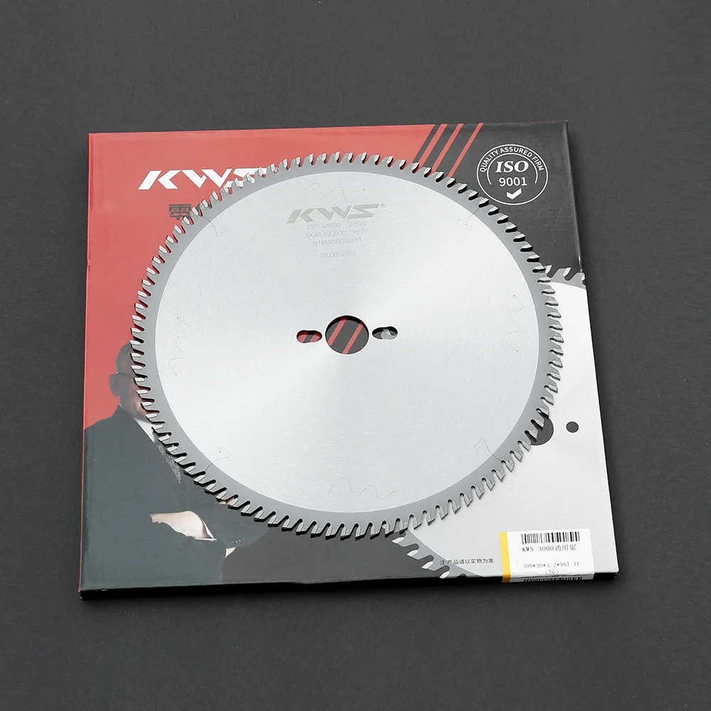 KWS saw blade wood 300*96T with silence line freud saw blades for wood cutting and processing