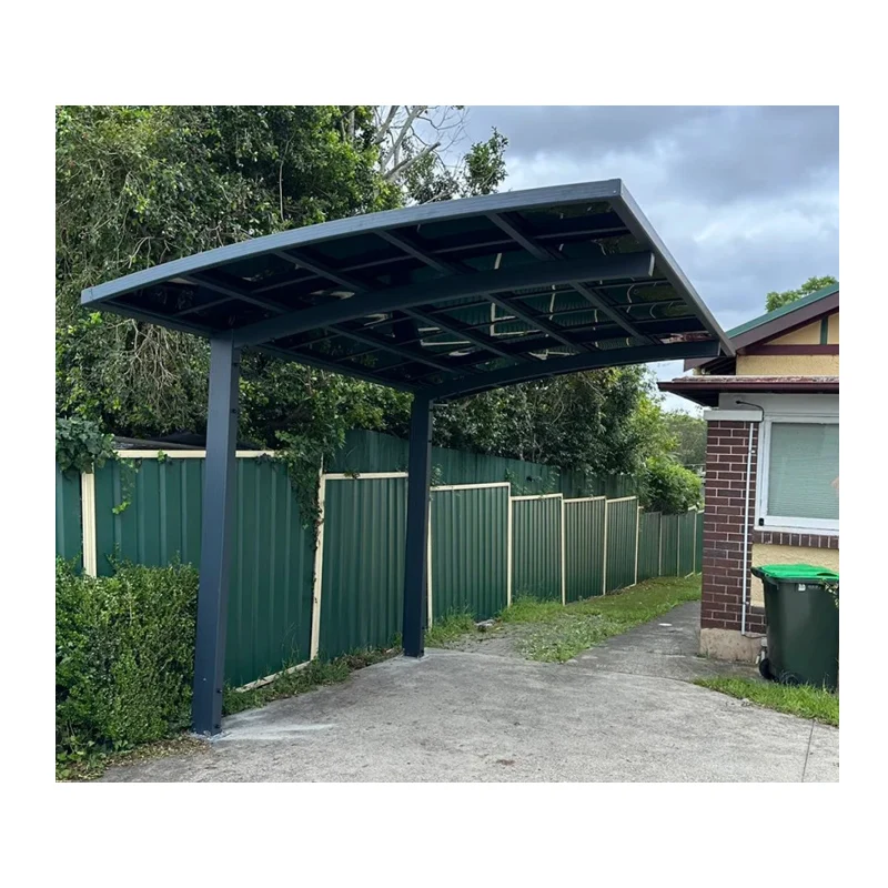Custom Size OutDoor Aluminium Carport Parking Space Good Quality Convenient Carport Metal Carport Waterproof Hot Sale