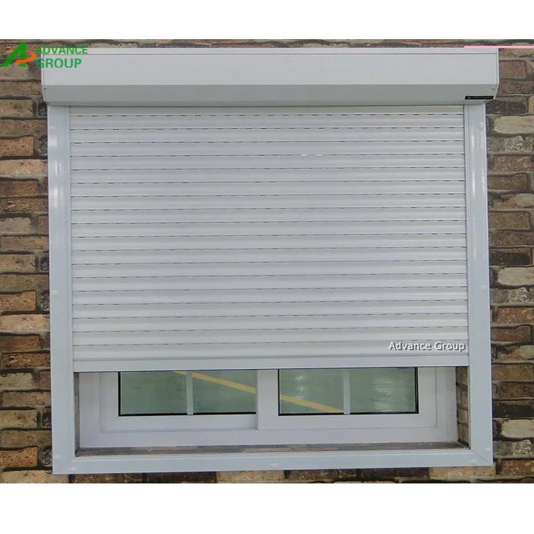 China - made safety metal shutter doors and Windows hurricane storm aluminum shutter