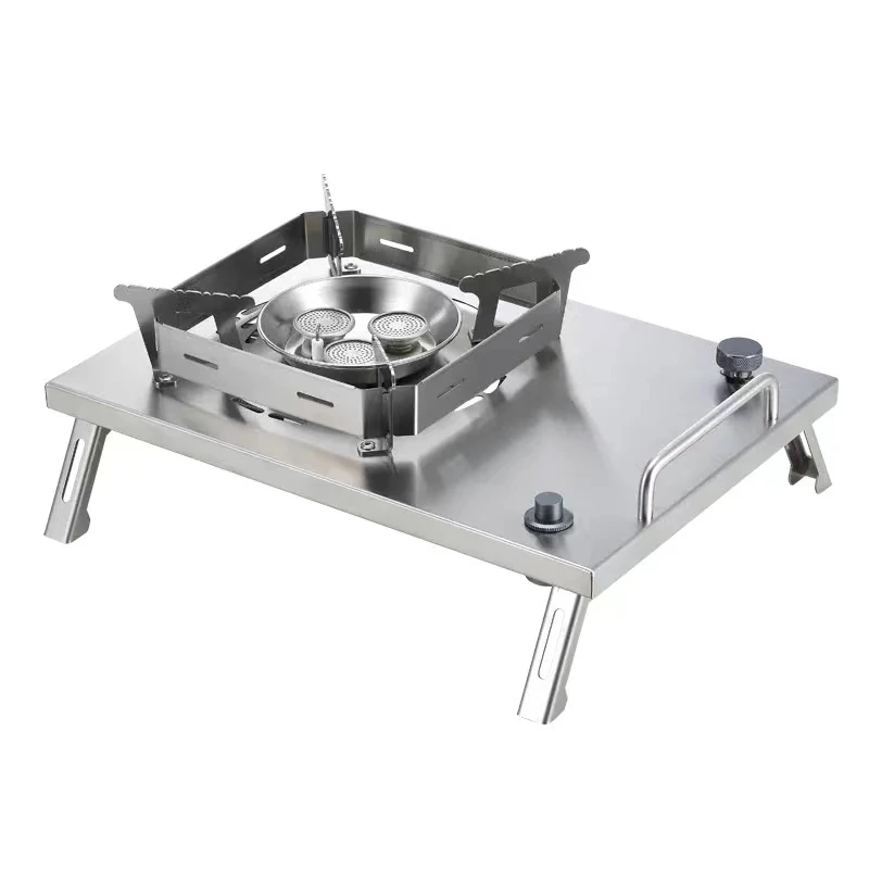 7500W Power Camping Stoves Portable 3 Gas Burner Stove Light Weight Dual Fuel Propane & Butane Portable Gas Cooker Manual <5