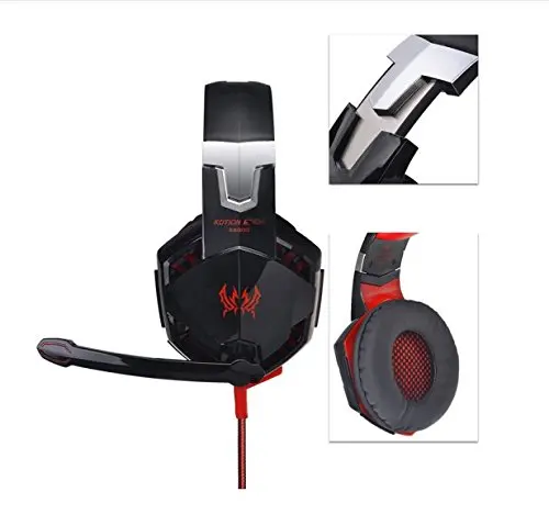 Amazon bestselling surround sound Cool Long line headphones for computer wired headphones with microphone