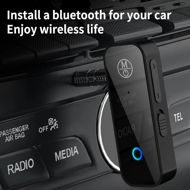 Лидер продаж автомобильный комплект с Bluetooth-адаптером Aux 2 в 1 Bluetooth 5 0 беспроводные аудиопередатчики