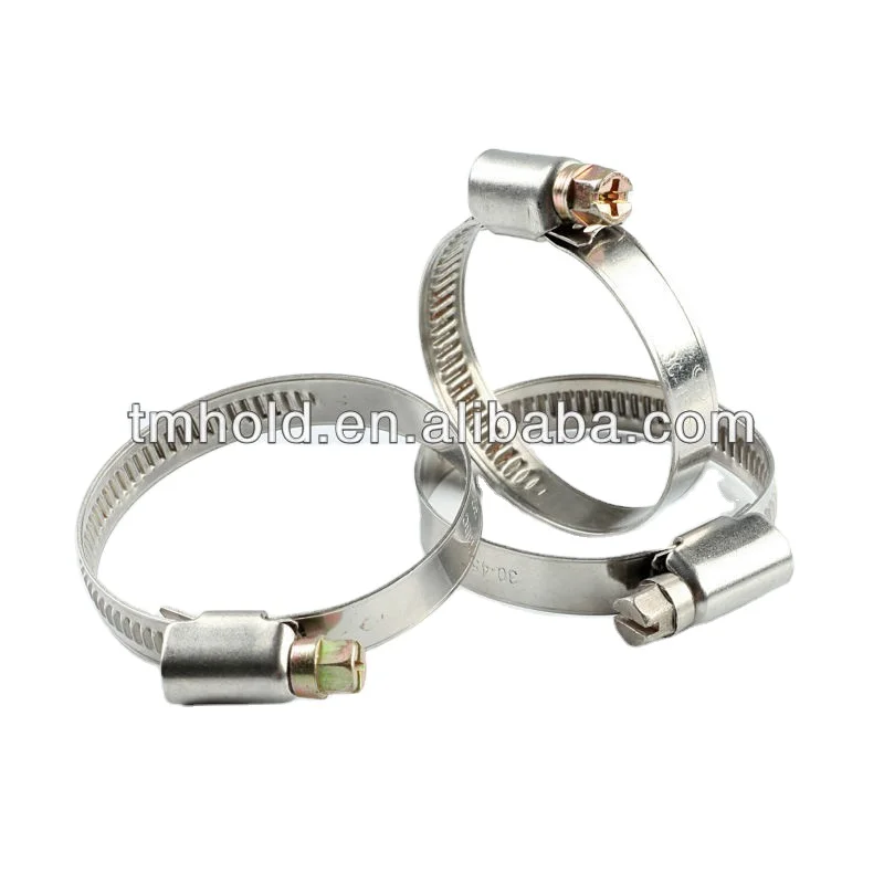 Universal Germany Worm Drive Hose Clamp with wings Stainless Steel Band