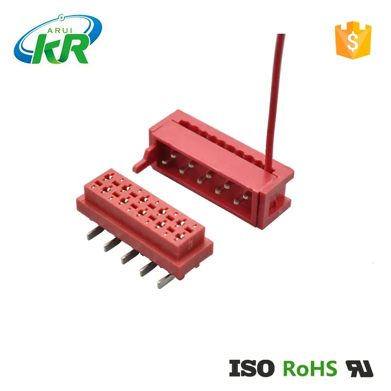 KR1273 1.27mm 1.27 pitch IDC Connector Board to Board Type PCB Pin Connectors