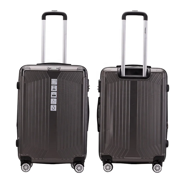 Custom 3 pcs abs suitcase 20' 24' 28' travelling bags spinner luggage sets