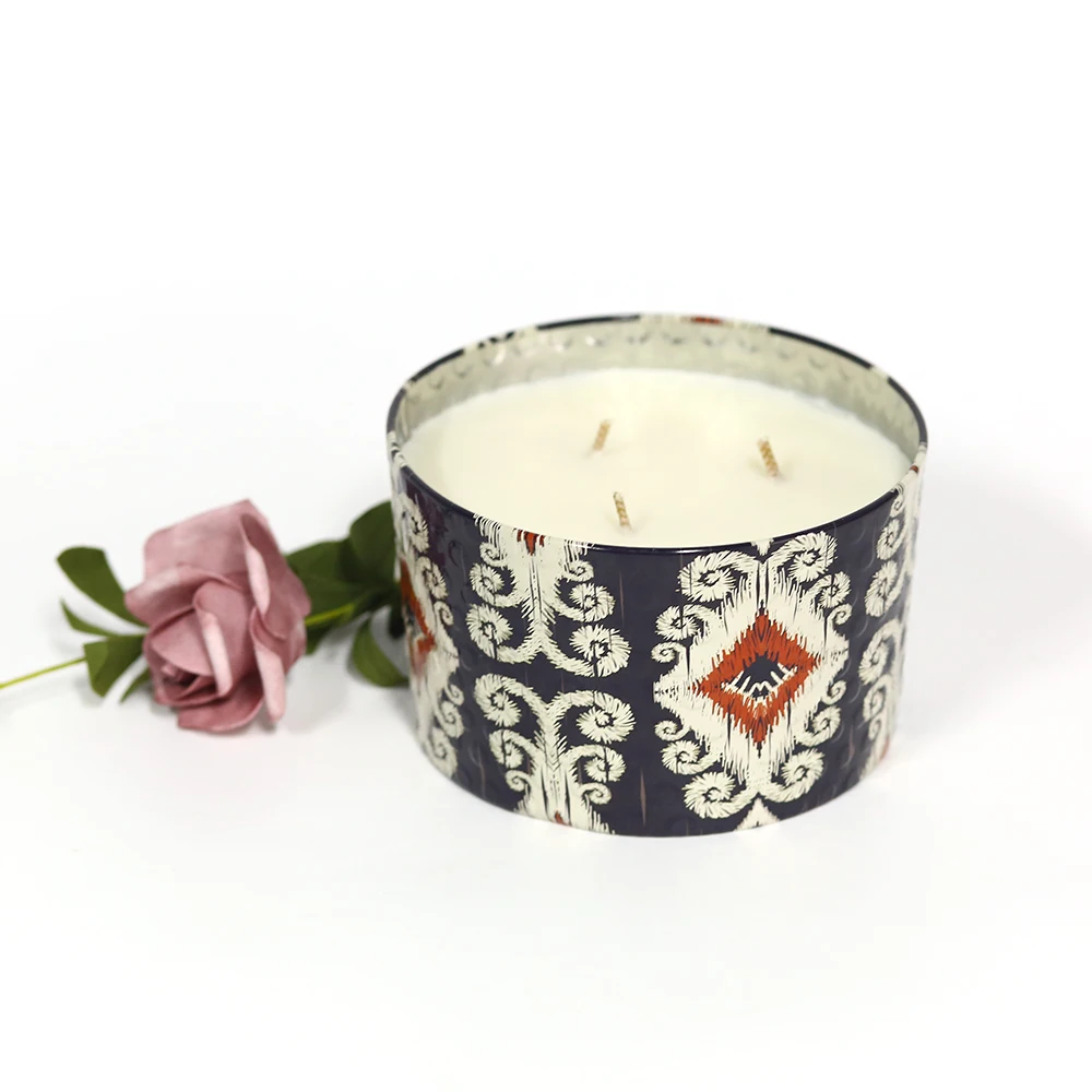Hot Sale Handmade Natural Soy Bees Wax Luxury Custom Scent English Pear Lavender Scented Candles On Sales