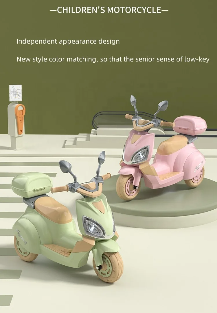 Children Toy Factory Wholesale Ride on Car Kids Electric Car Black Red with Music